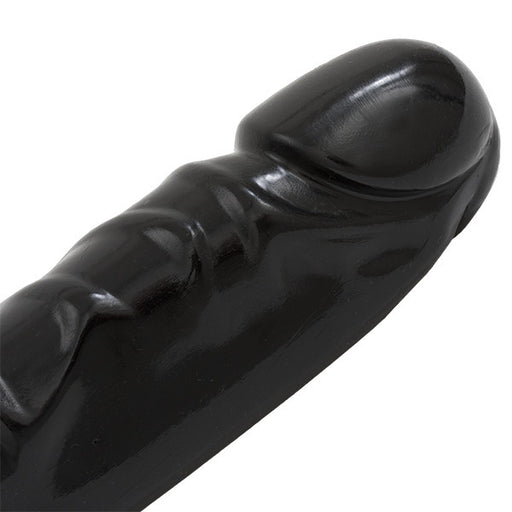 Jr Veined Double Header 12 Inch Bender Dong Black - AEX Toys