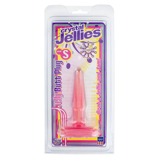 Crystal Jellies Small Butt Plug Pink - AEX Toys