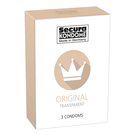 Secura Kondome Original Transparent x3 Condoms - AEX Toys