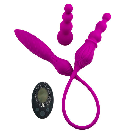Adrien Lastic Remote Controlled 2X Double Ended Vibrator - AEX Toys
