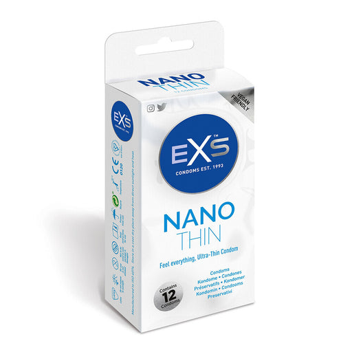 EXS Nano Thin Condom 12 Pack - AEX Toys