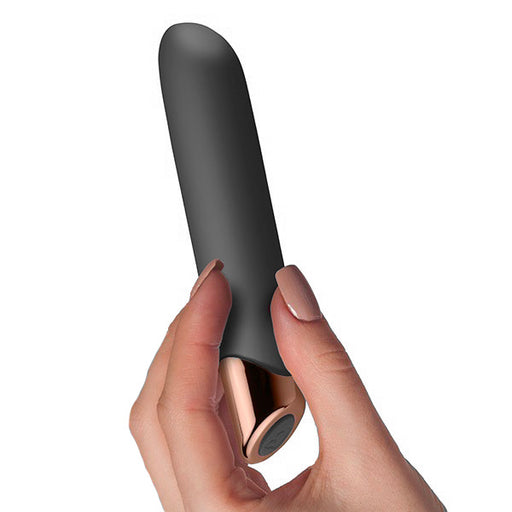 Rocks Off Chaiamo Black Rechargeable Vibrator - AEX Toys