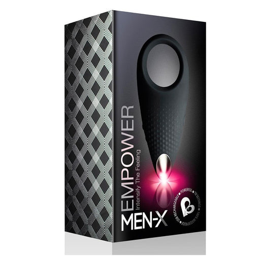 Rocks Off Empower MenX Cockring Black - AEX Toys