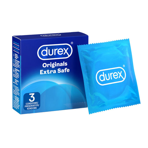 Durex Extra Safe Regular Fit Condoms 3 Pack - AEX Toys