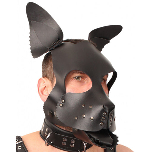 Red Leather Puppy Dog Mask - AEX Toys