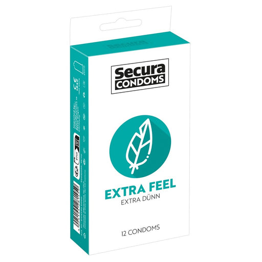 Secura Condoms 12 Pack Extra Feel - AEX Toys