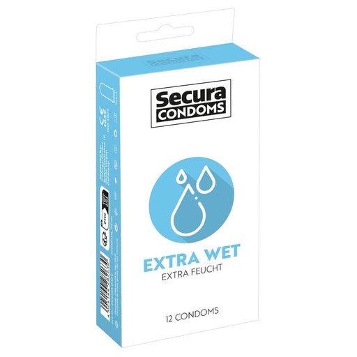 Secura Condoms 12 Pack Extra Wet - AEX Toys