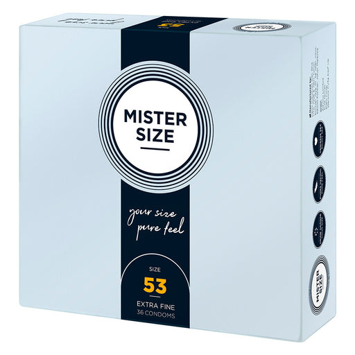 Mister Size 53mm Your Size Pure Feel Condoms 36 Pack - AEX Toys