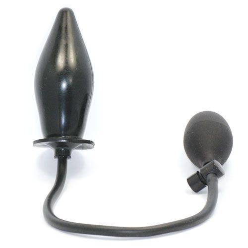 Pump N Play Black Inflatable Butt Plug - AEX Toys