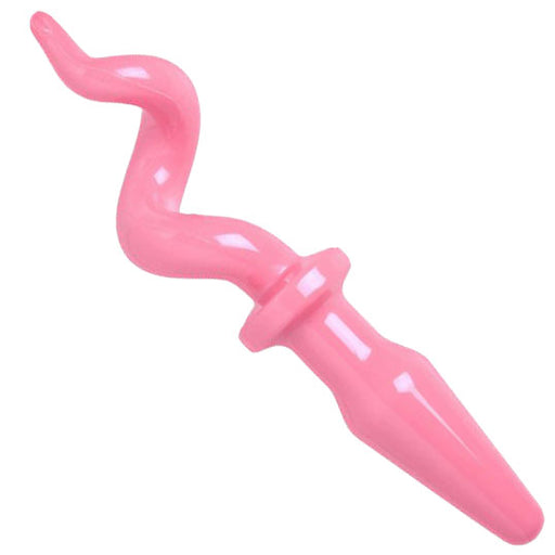 Pig Tail Pink Butt Plug - AEX Toys