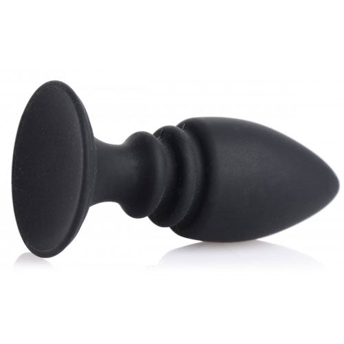 Strict Male Cock Ring Harness with Silicone Anal Plug - AEX Toys