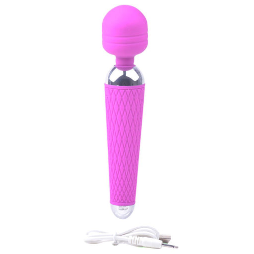 10 Speed Purple Rechargeable Magic Wand - AEX Toys