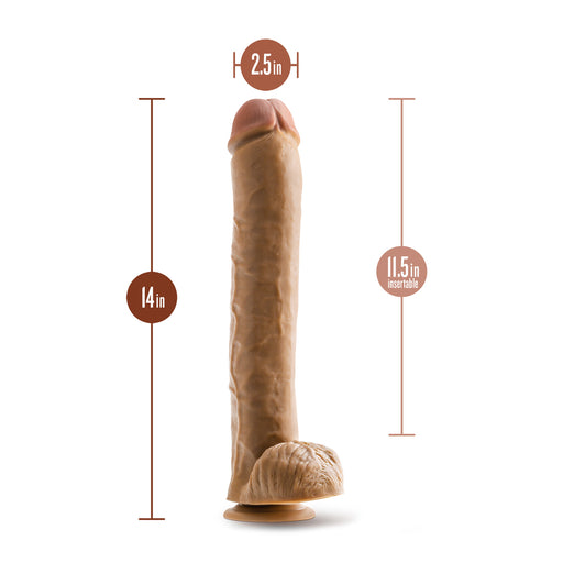 Dr. Skin Dr. Michael 14 Inch Dildo with Balls - AEX Toys