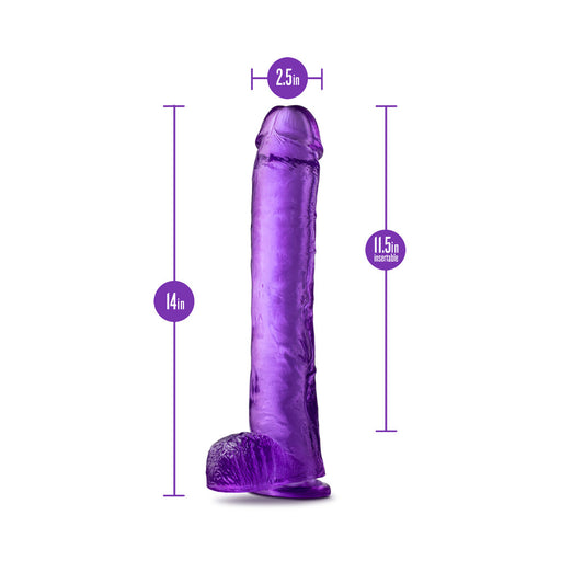 B Yours Plus Hefty N Hung 14 Inch Dildo - AEX Toys