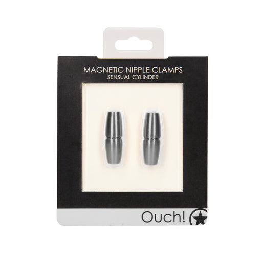 Ouch Magnetic Sensual Cylinder Nipple Clamps - AEX Toys
