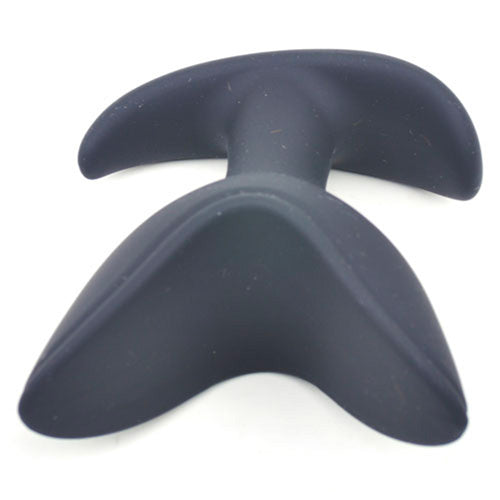 Black Silicone Ass Anchor Butt Plug - AEX Toys