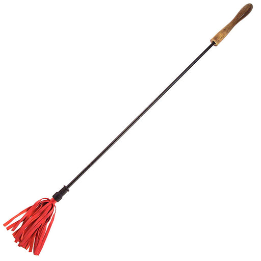 Rouge Garments Riding Crop With Wooden Handle Red - AEX Toys