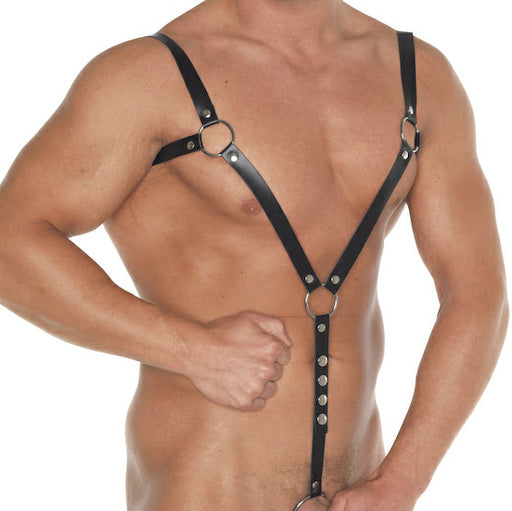 Leather Body Harness - AEX Toys