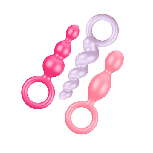 Satisfyer Booty Call Set Of 3 Multicolour Anal Plugs - AEX Toys