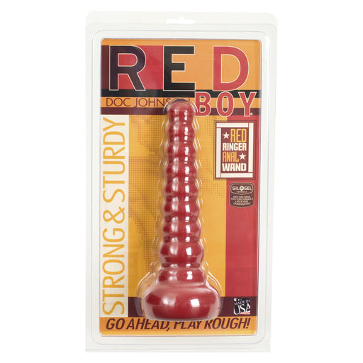 Red Boy Anal Wand Butt Plug - AEX Toys