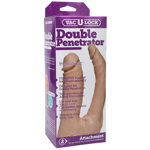 VacULock Double Penetrator Natural Dildo Attachment - AEX Toys