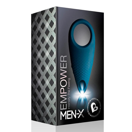 Rocks Off Empower MenX Cockring Blue - AEX Toys