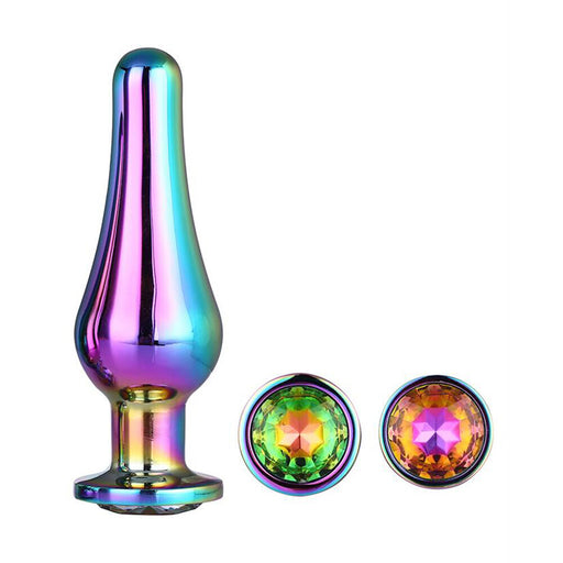 Gleaming Butt Plug Set Multicoloured - AEX Toys