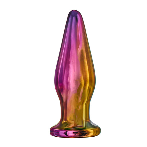 Glamour Glass Remote Control Tapered Butt Plug - AEX Toys