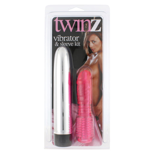 Twinz Vibrator And Sleeve Kit - AEX Toys