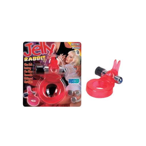 Jelly Rabbit Vibrating Cock Ring - AEX Toys