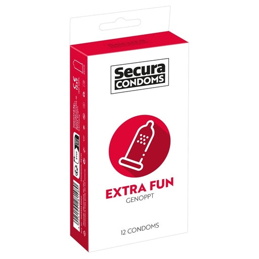 Secura Condoms 12 Pack Extra Fun - AEX Toys