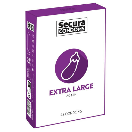 Secura Condoms 48 Pack Extra Large - AEX Toys