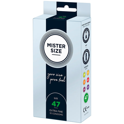 Mister Size 47mm Your Size Pure Feel Condoms 10 Pack - AEX Toys
