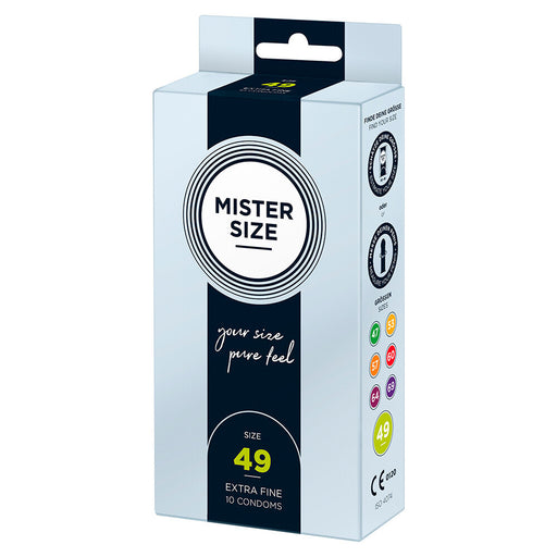 Mister Size 49mm Your Size Pure Feel Condoms 10 Pack - AEX Toys