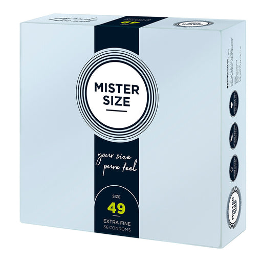Mister Size 49mm Your Size Pure Feel Condoms 36 Pack - AEX Toys