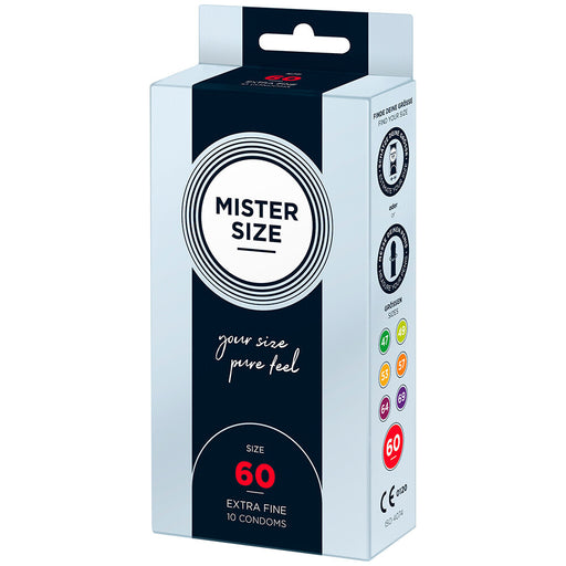 Mister Size 60mm Your Size Pure Feel Condoms 10 Pack - AEX Toys