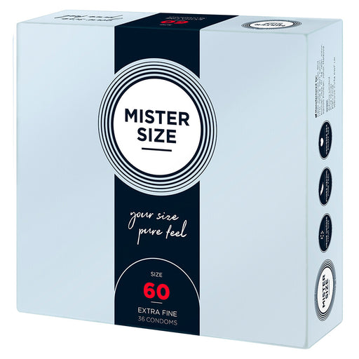 Mister Size 60mm Your Size Pure Feel Condoms 36 Pack - AEX Toys