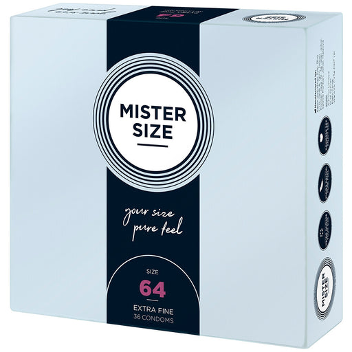 Mister Size 64mm Your Size Pure Feel Condoms 36 Pack - AEX Toys