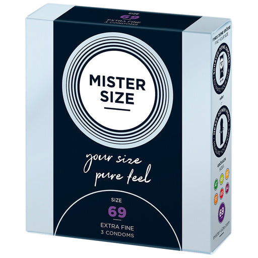 Mister Size 69mm Your Size Pure Feel Condoms 3 Pack - AEX Toys