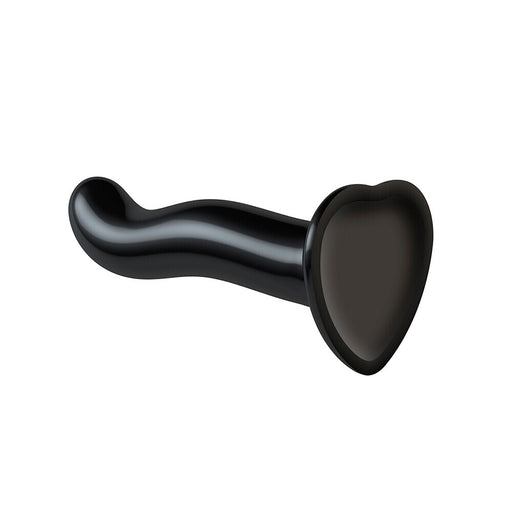 Strap On Me Prostate and G Spot Curved Dildo Large Black - AEX Toys