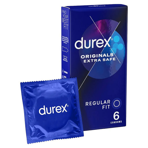 Durex Extra Safe Regular Fit Condoms 6 Pack - AEX Toys