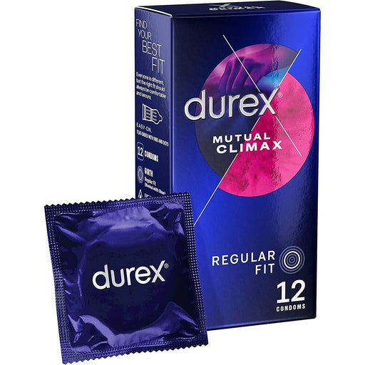Durex Mutual Climax Regular Fit Condoms 12 Pack - AEX Toys