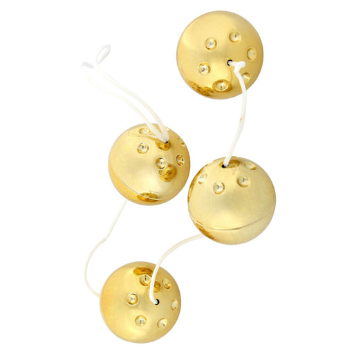 4 Gold Vibro Balls - AEX Toys