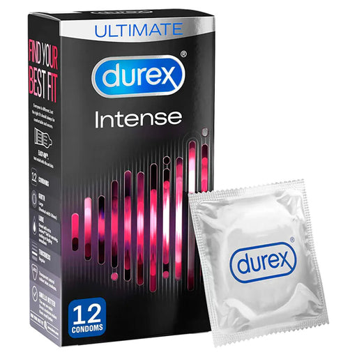 Durex Intense Ribbed And Dotted Condoms 12 Pack - AEX Toys