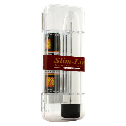 Slimline Smooth Multi Speed Vibrator Silver - AEX Toys