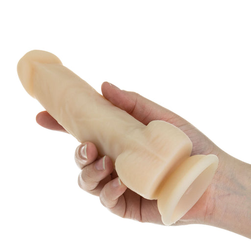 Naked Addiction 7 Inch Rotating and Vibrating Dong - AEX Toys