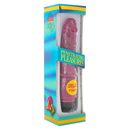 Jelly Vibrator Purple - AEX Toys
