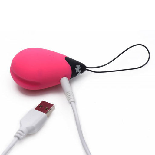 10X Silicone Vibrating Egg Pink - AEX Toys