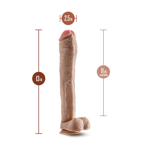 Dr. Skin Mr. Ed 13 Inch Dildo With Balls - AEX Toys