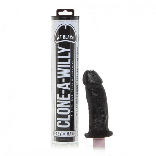 Clone A Willy Jet Black Vibrator - AEX Toys